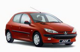 PEUGEOT 206 Наклонная задняя часть (2A/C) 1.1