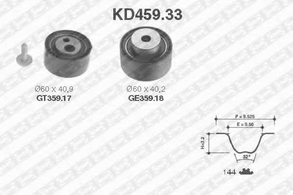 Комплект ГРМарт. KD45933