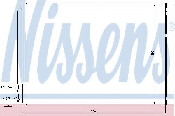 Радиатор кондиционера   арт. 940110