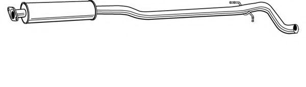 Предглушитель выхлопных газов