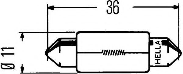 Автомобильная лампаарт. 8GM002092121