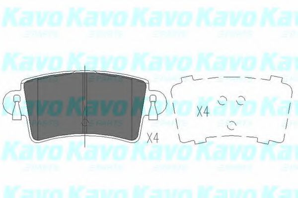 Гальмівні колодки зад. Master/Movano 98-   арт. KBP6564