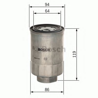 Топливный фильтр   арт. F026402110