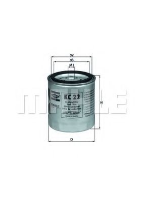 Топливный фильтр   арт. KC22