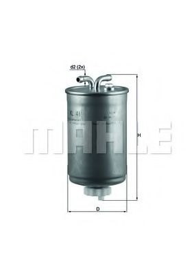 Топливный фильтр   арт. KL41