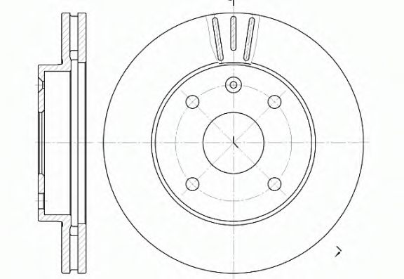 Тормозной дискарт. D695910