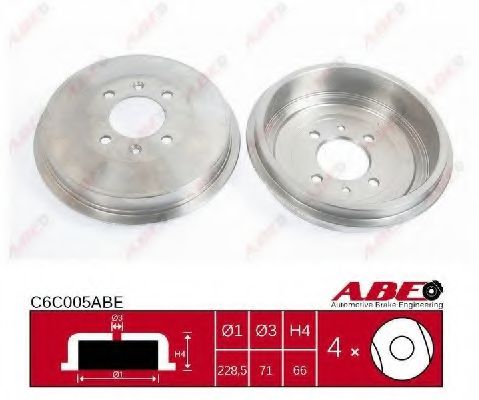 Тормозной барабанарт. C6C005ABE