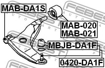 Шаровая опораарт. 0420DA1F
