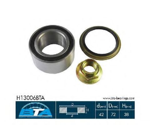 Комплект подшипника ступицыарт. H13006BTA