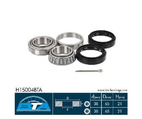 Комплект подшипника ступицыарт. H15004BTA