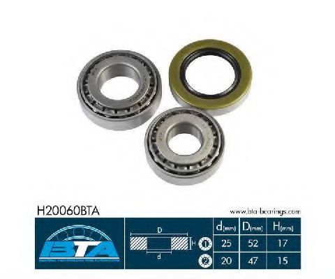 Комплект подшипника ступицыарт. H20060BTA