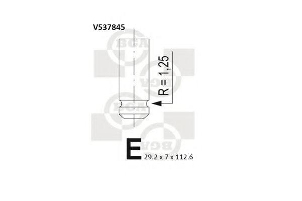 Клапан выпускнойарт. V537845