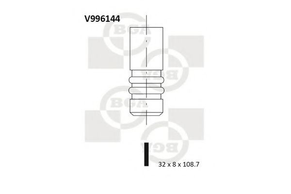 Клапан выпускной   арт. V996144
