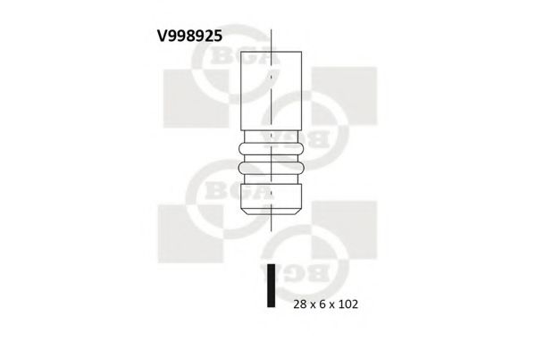 Клапан выпускнойарт. V998925