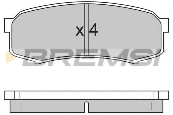 Тормозные колодки   арт. BP2597
