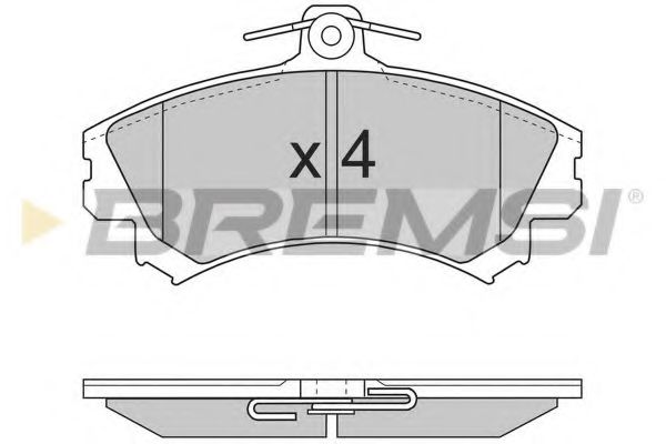Тормозные колодки   арт. BP2702