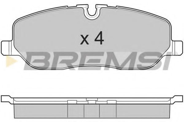Тормозные колодки   арт. BP3206