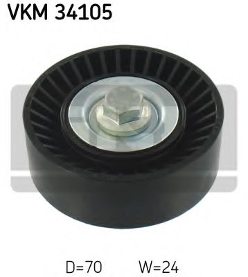Обводной роликарт. VKM34105