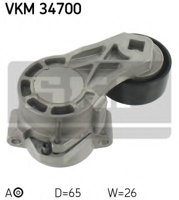 Натяжной ролик поликлинового ремняарт. VKM34700