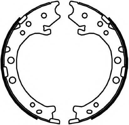 Тормозные колодки барабанные