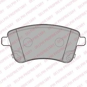 Тормозные колодки   арт. LP2203